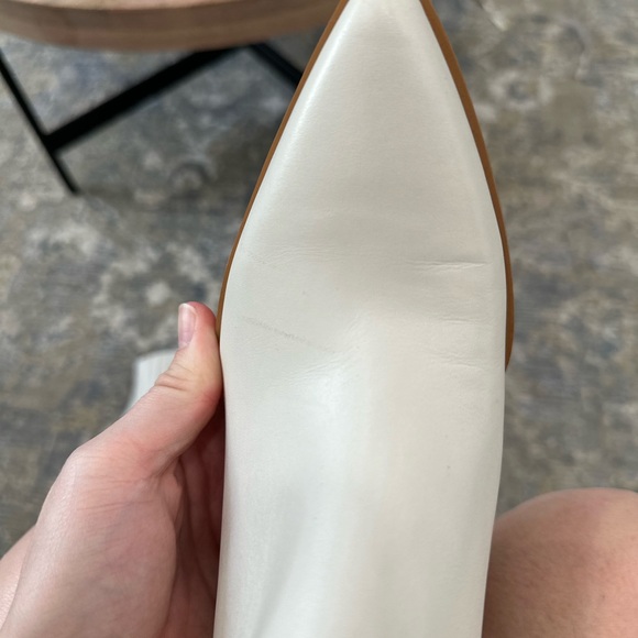 Marc Fisher white pointed toe ankle boot - Picture 5 of 8